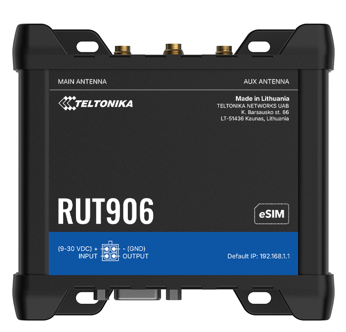 TELTONIKA RUT906 2.4GHZ EV Ofis Tipi  4G/5G LTE Router