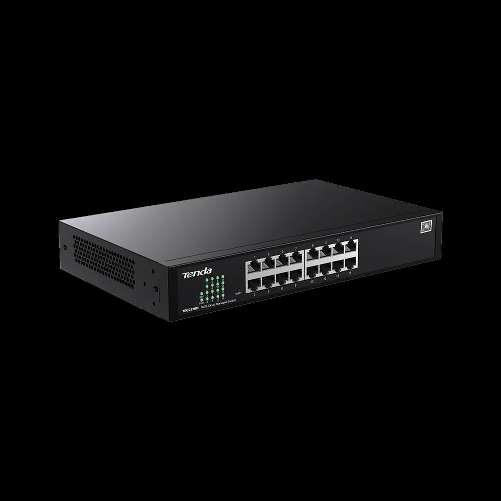 TENDA TEG2216D 16GE PORT CLOUD YÖNETİLEBİLİR SWİTCH