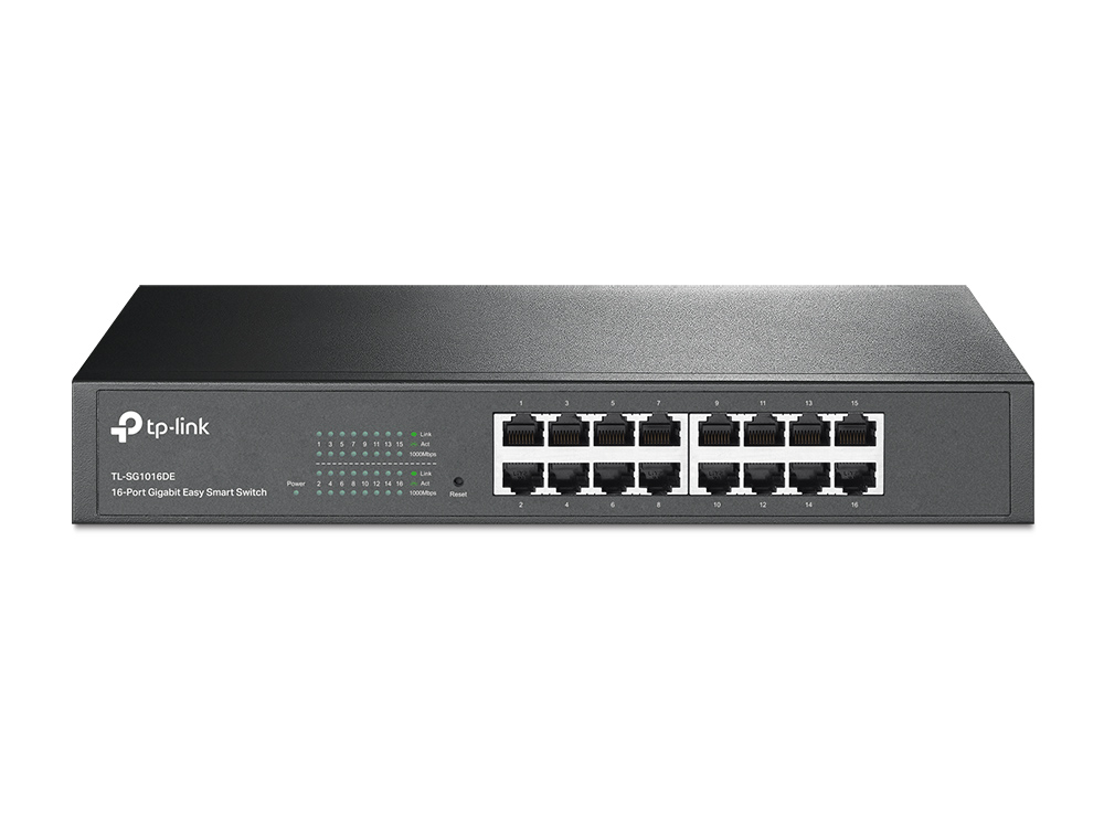 TP-LINK 16port Gigabit Yönetilebilir Switch TL-SG1016DE