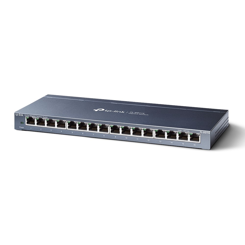 TP-LINK 16port Gigabit Yönetilemez Switch TL-SG116
