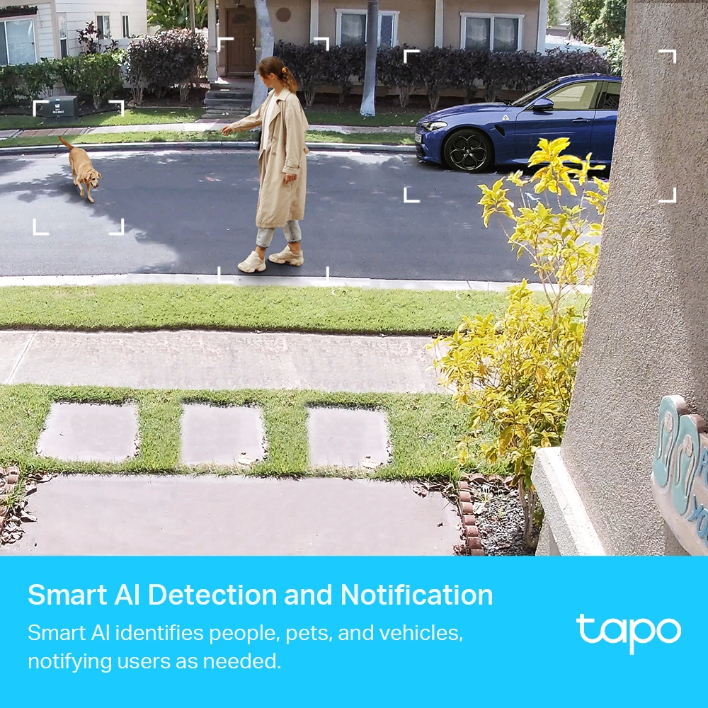 TP-LINK 3MP Bullet Tapo C420S2 Wıfı Kablosuz IP Kamera