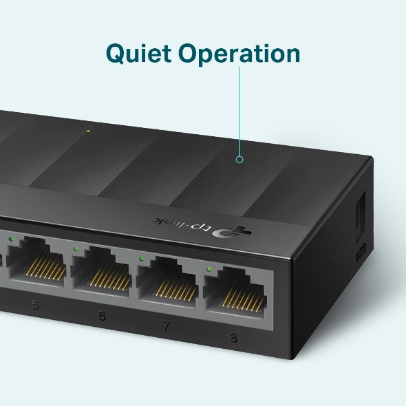 TP-LINK 8port LS1008G GIGABIT Yönetilemez Switch Masaüstü