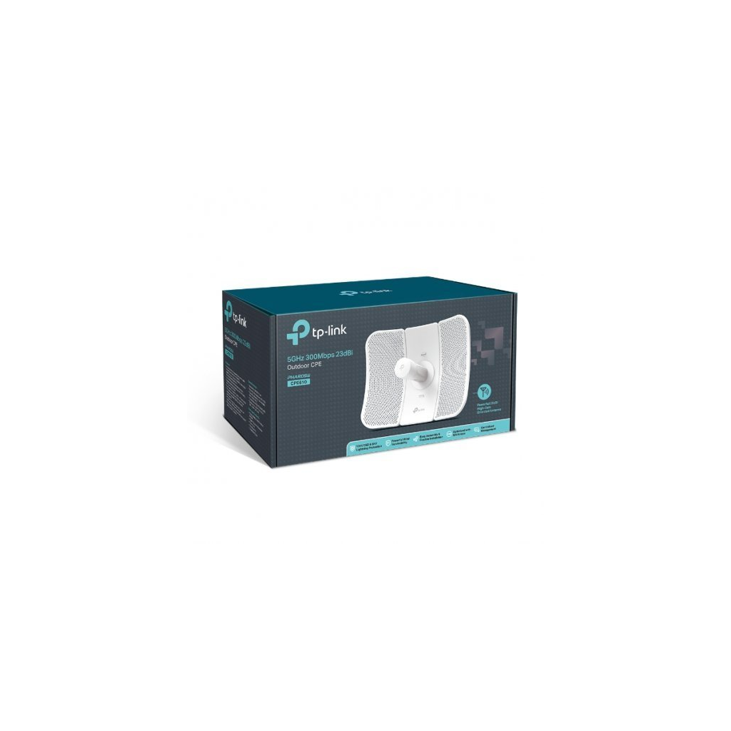 TP-LINK CPE610, 300Mbps, 5Ghz WiFi, 23dbi Anten, Noktadan Noktaya, Dış Mekan, Access Point CPE