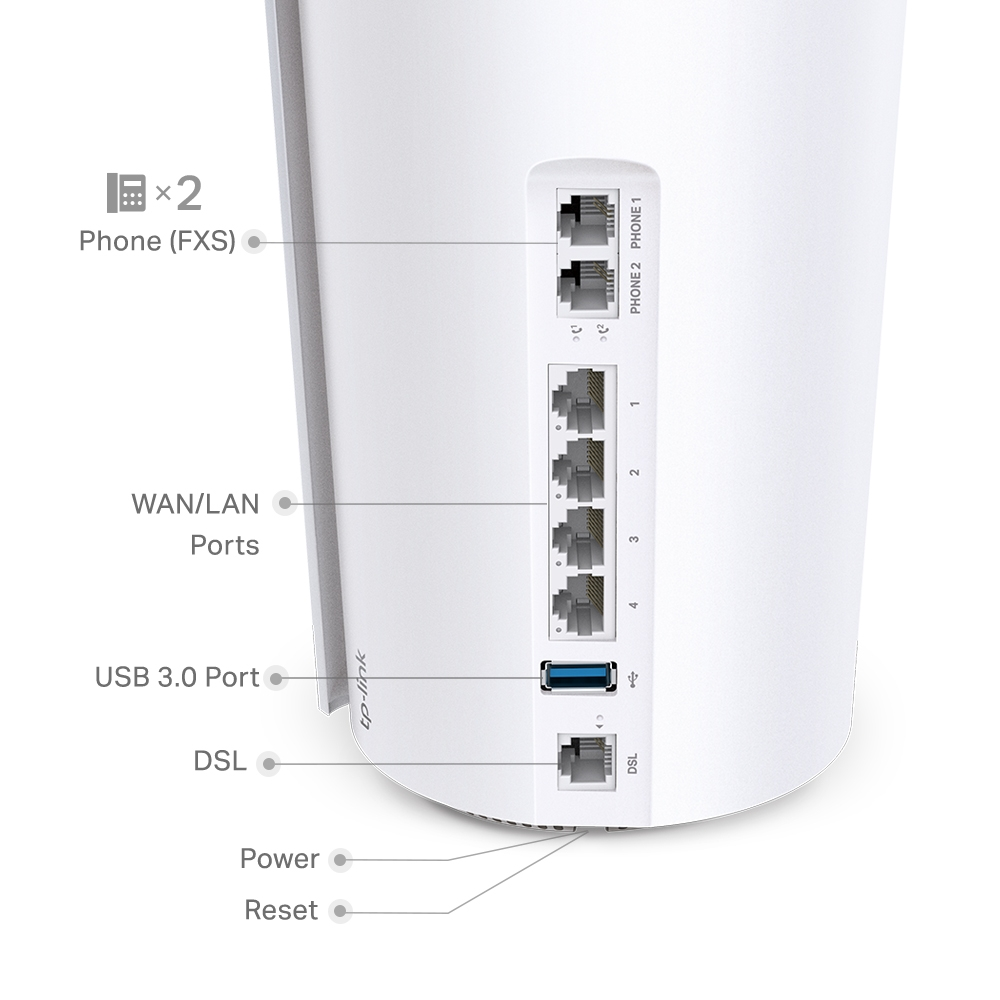 TP-LINK Deco X73-DSL Wıfı6 AX5400 VDSL Modem
