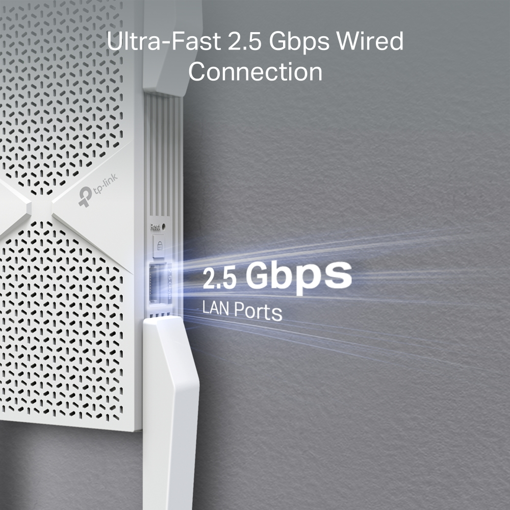 TP-LINK RE655BE WIFI7 BE9300 Üç Bant Menzil Genişletici Priz Tip