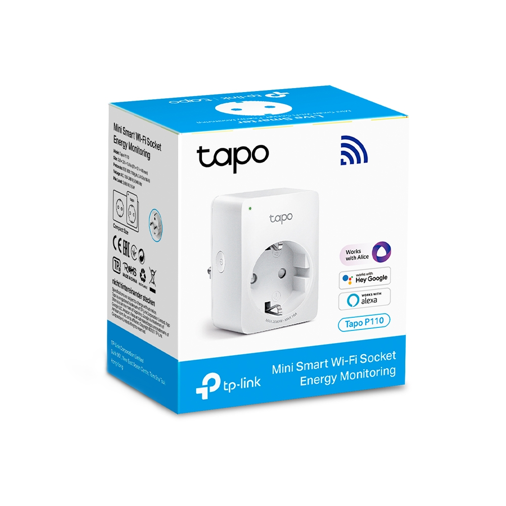 TP-LINK TAPO P110 Mini Akıllı Wi-Fi Priz  1-li paket