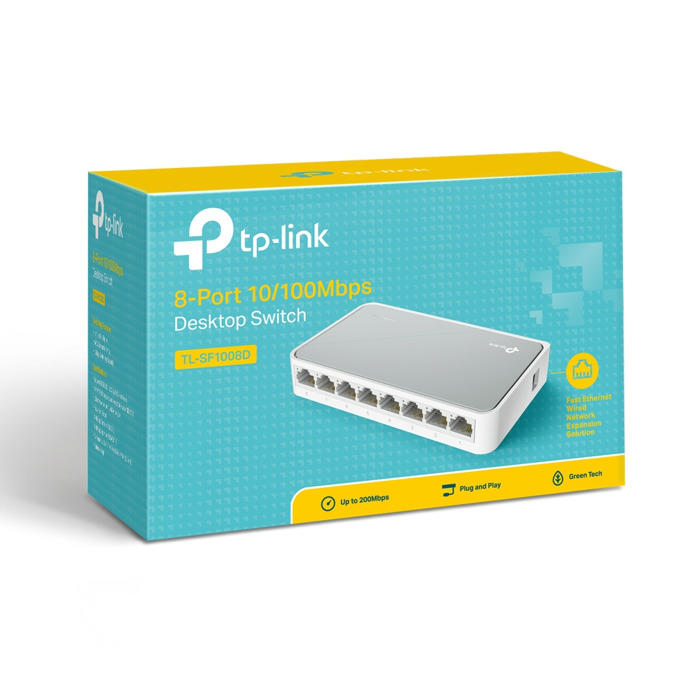TP-LINK TL-SF1008D 8-Port Desktop Switch
