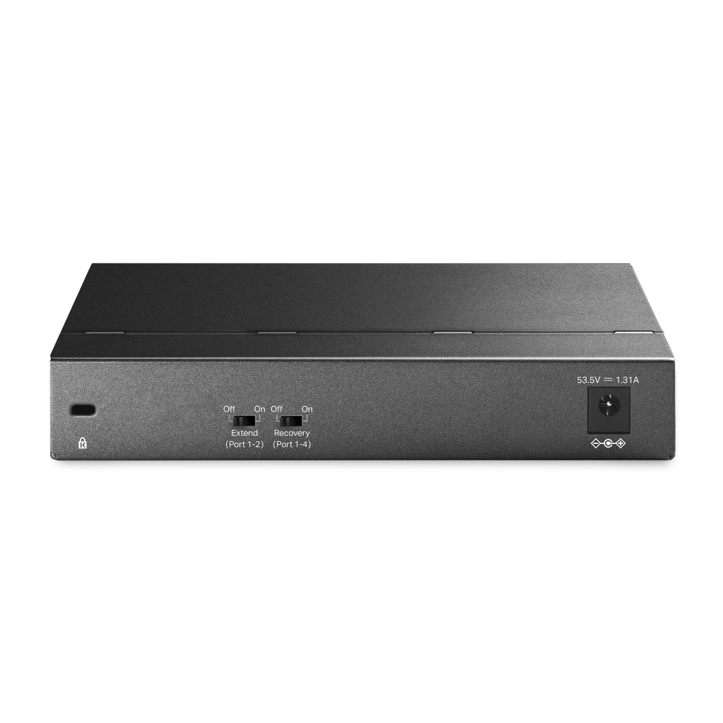 TP-LINK TL-SG1006PP, 6 Port, GigaBit, 4 Port PoE 64W, Yönetilemez, Metal Kasa, Masaüstü Switch