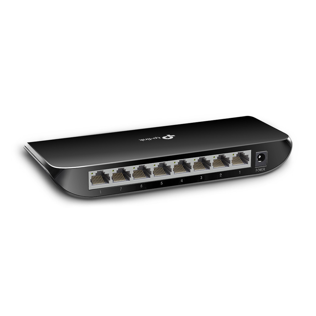TP-LINK TL-SG1008D, 8 Port, GigaBit, Yönetilemez, Masaüstü Switch