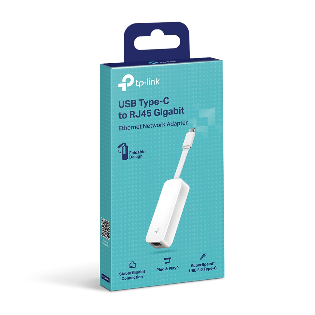 TP-LINK UE300C(UN), GigaBit, Type-C to RJ45, Ethernet Kartı