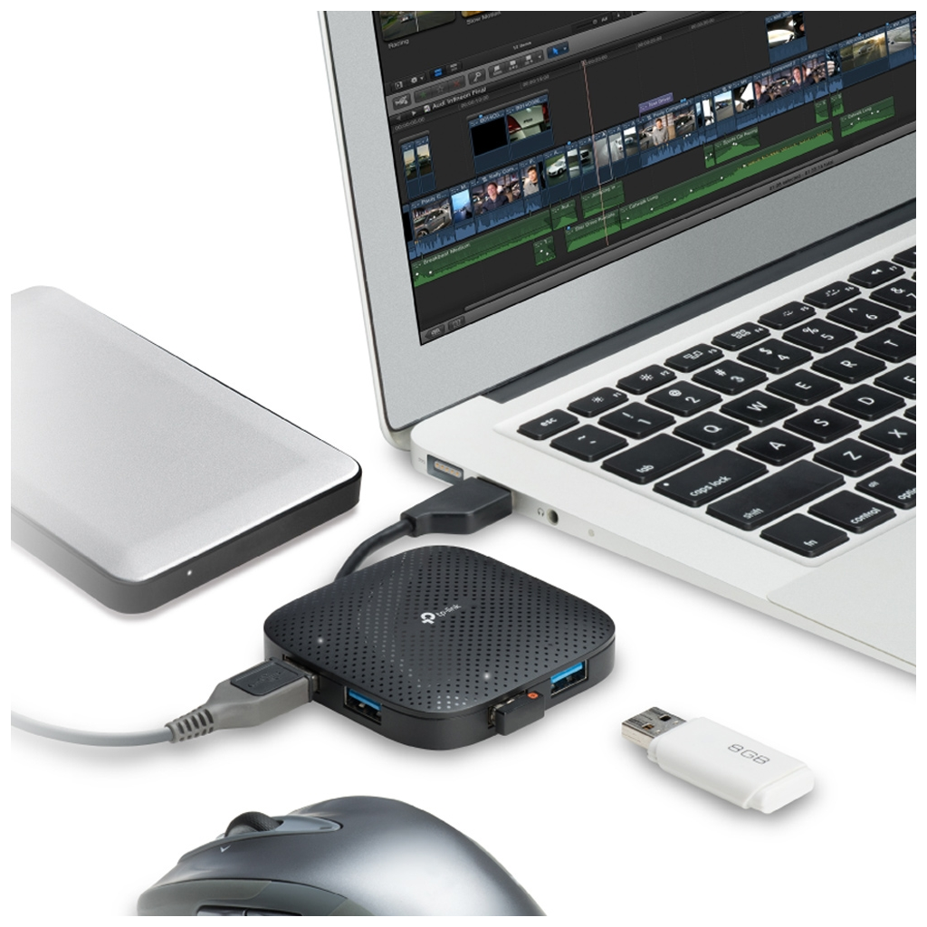 TP-LINK UH400, 4 Port, Usb 3.0, Portatif, Hub