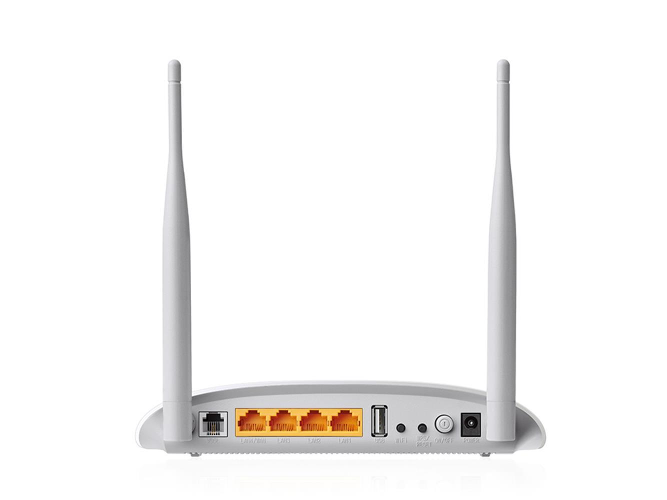Tp-Link TD-W9970 300 Mbps 4 Port ADSL2+-VDSL-VPN Kablosuz Fiber Modem