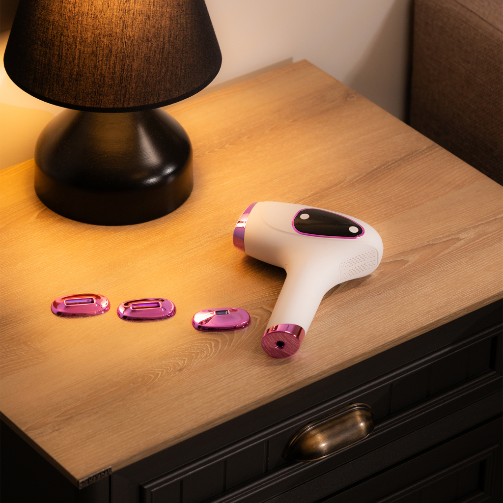 UMIE IPL98 Beyaz, 1Milyon Atım, Buzlu Quartz Tüp, 3 Başlık, 9 Hız Kademeli, IL Lazer Epilasyon Cihazı.