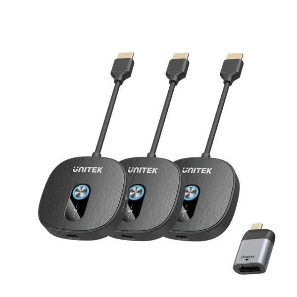 UNITEK CIFT ALICILI KABLOSUZ HDMI TRANSMITTER (V1711ABK01)