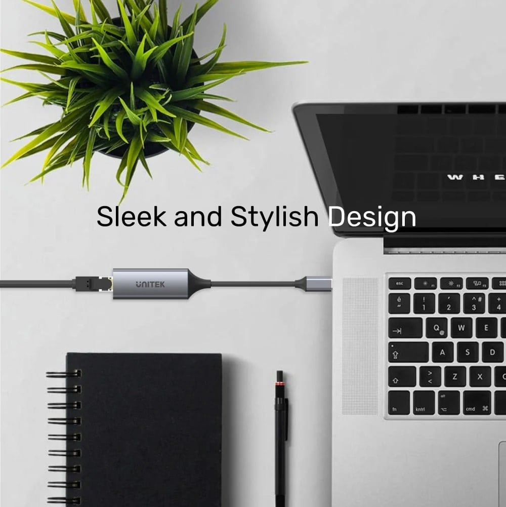 UNITEK USB TYPE-C TO GIGABIT ETHERNET (U1312A)