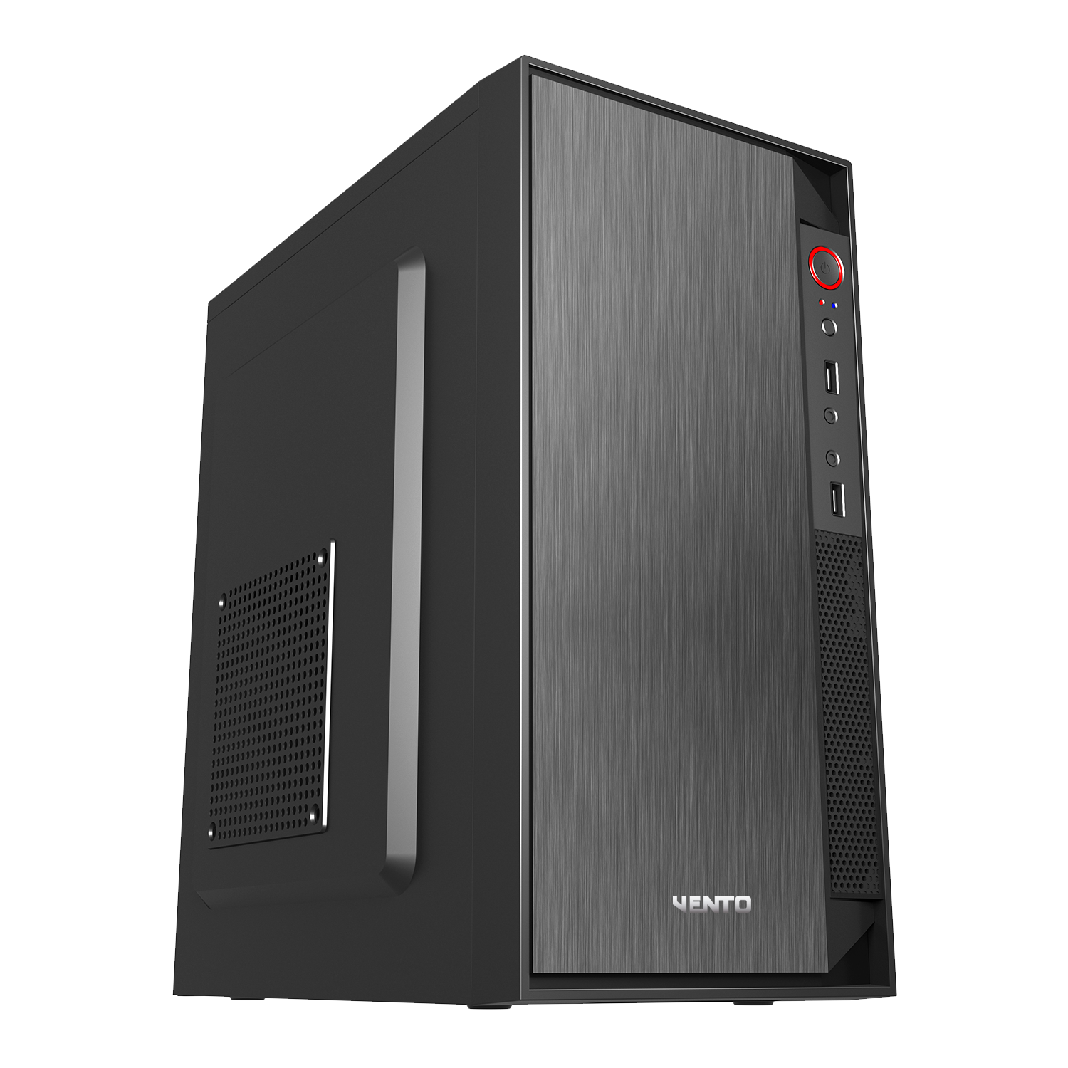 VENTO 350W VS119S Standart Micro ATX PC Kasası Siyah