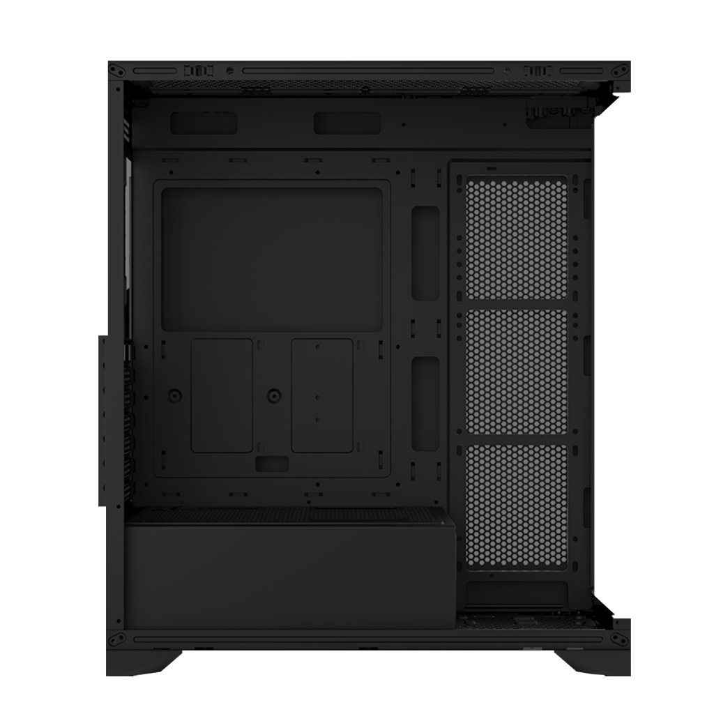 VENTO VG4202FLA ATX Tower, 850W 80+ Siyah,  Temperli Cam, RGB, Mesh, ATX GAMING KASA