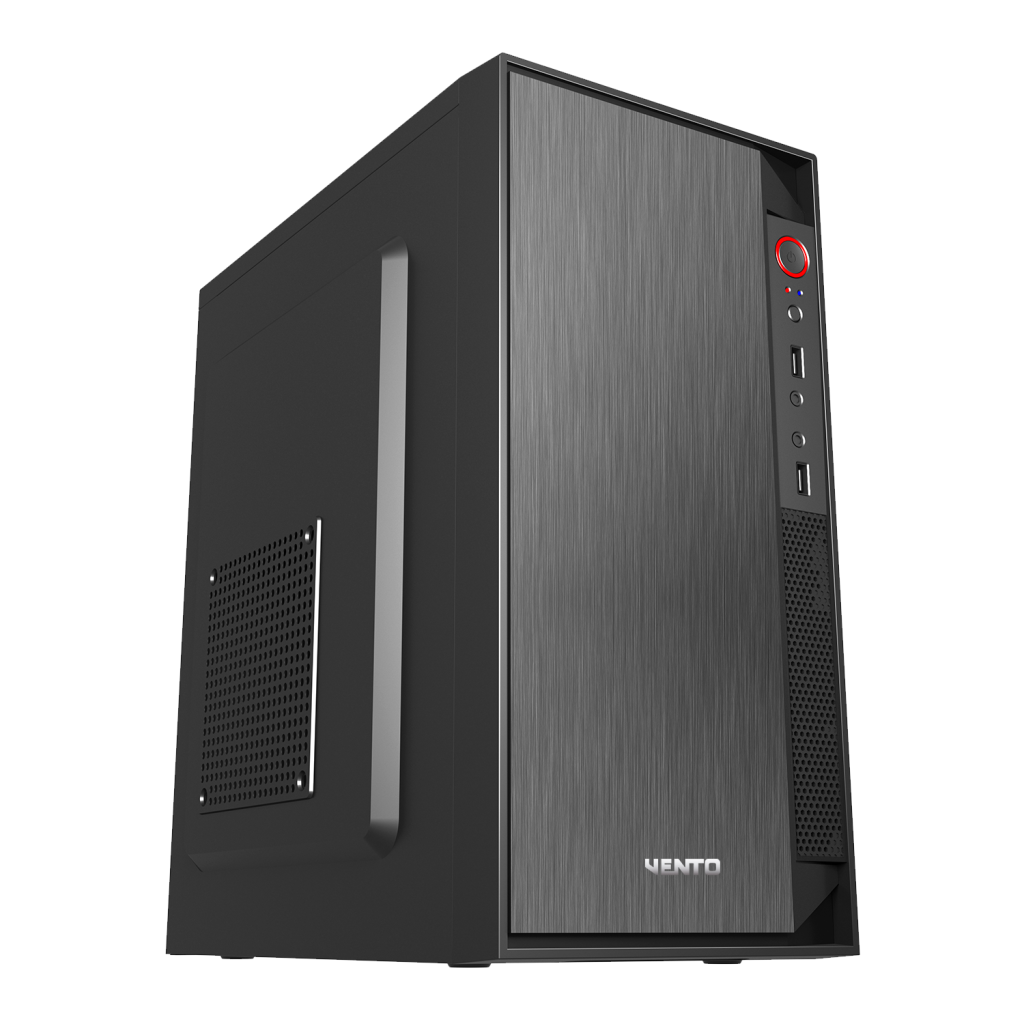 VENTO VS119S Mid Tower, Peak 400W Siyah, ATX Kurumsal KASA