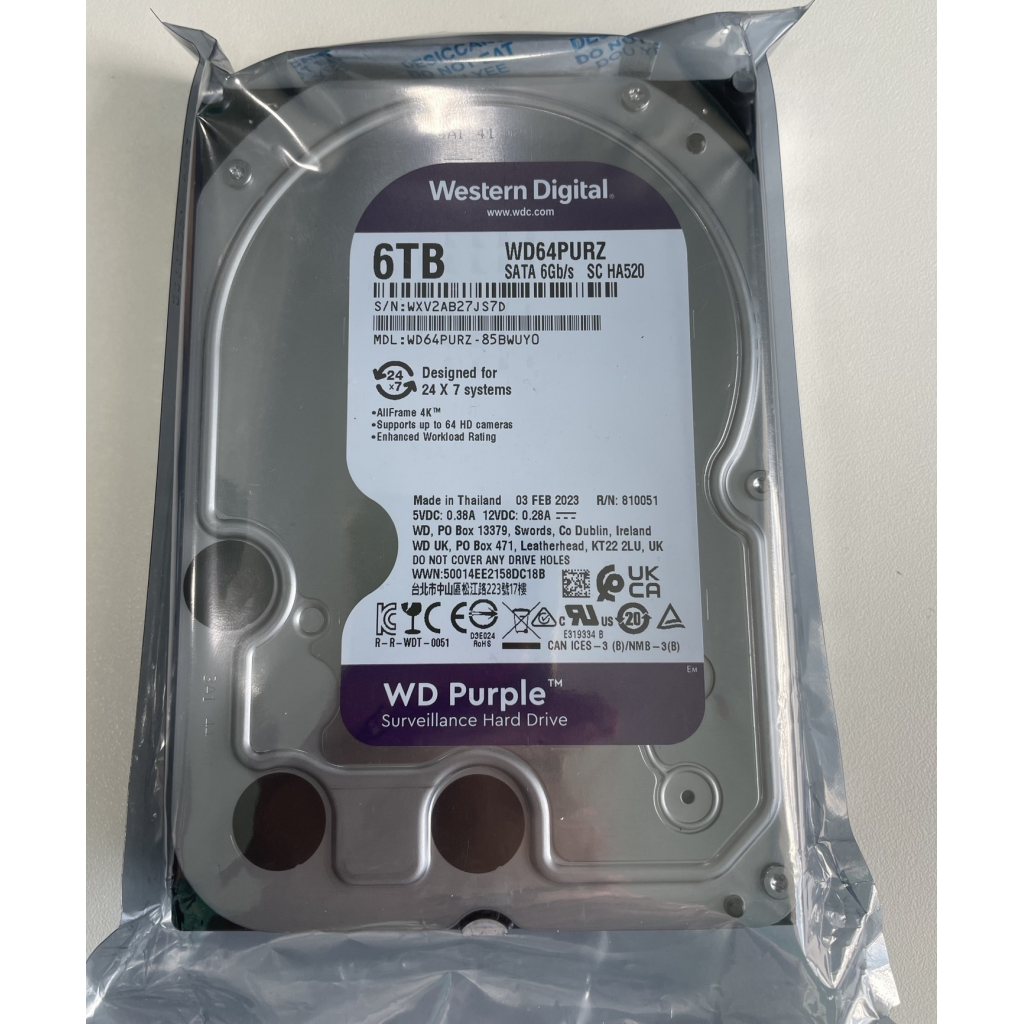 WD PURPLE, WD64PURZ, 3.5