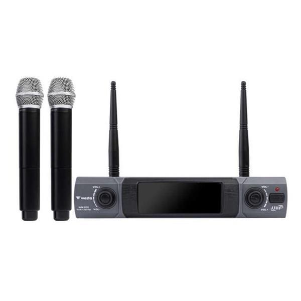 WESTA WM-202H 222209000213 1 Receiver + 2 Handheld Mikrofon Seti
