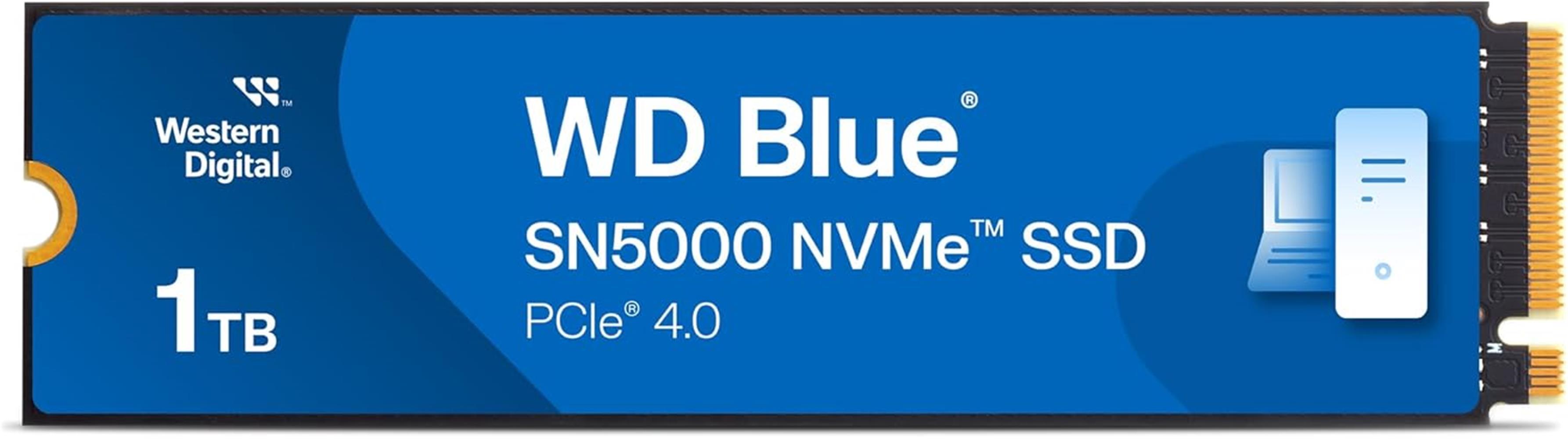 Wd 1TB Blue SN5000 WDS100T4B0E NVMe SSD M.2 2280 1 TB 5.000-4.000 MB-sn Ssd Disk