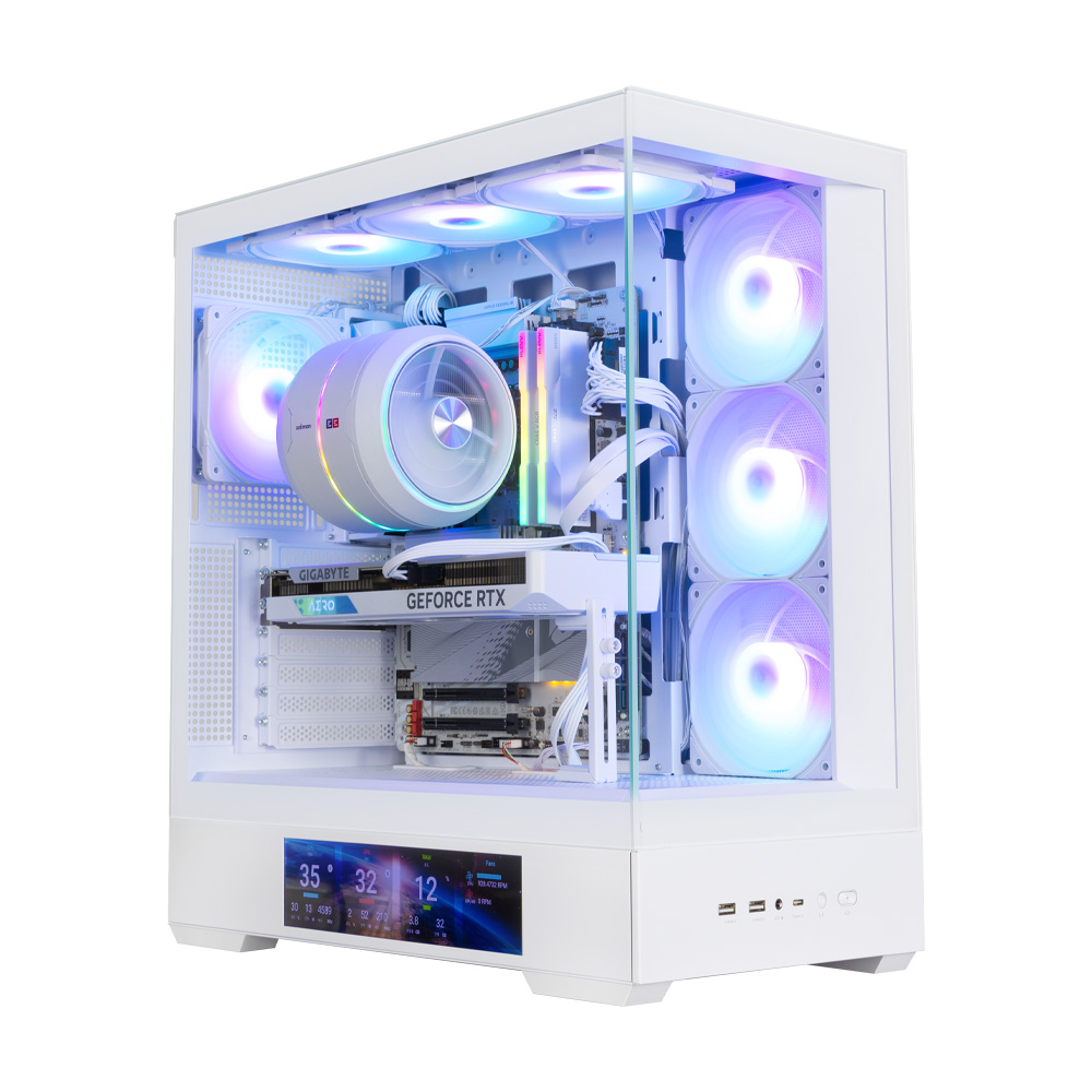 ZALMAN P40 DS WHITE Gaming Mid-Tower PC Kasası Beyaz