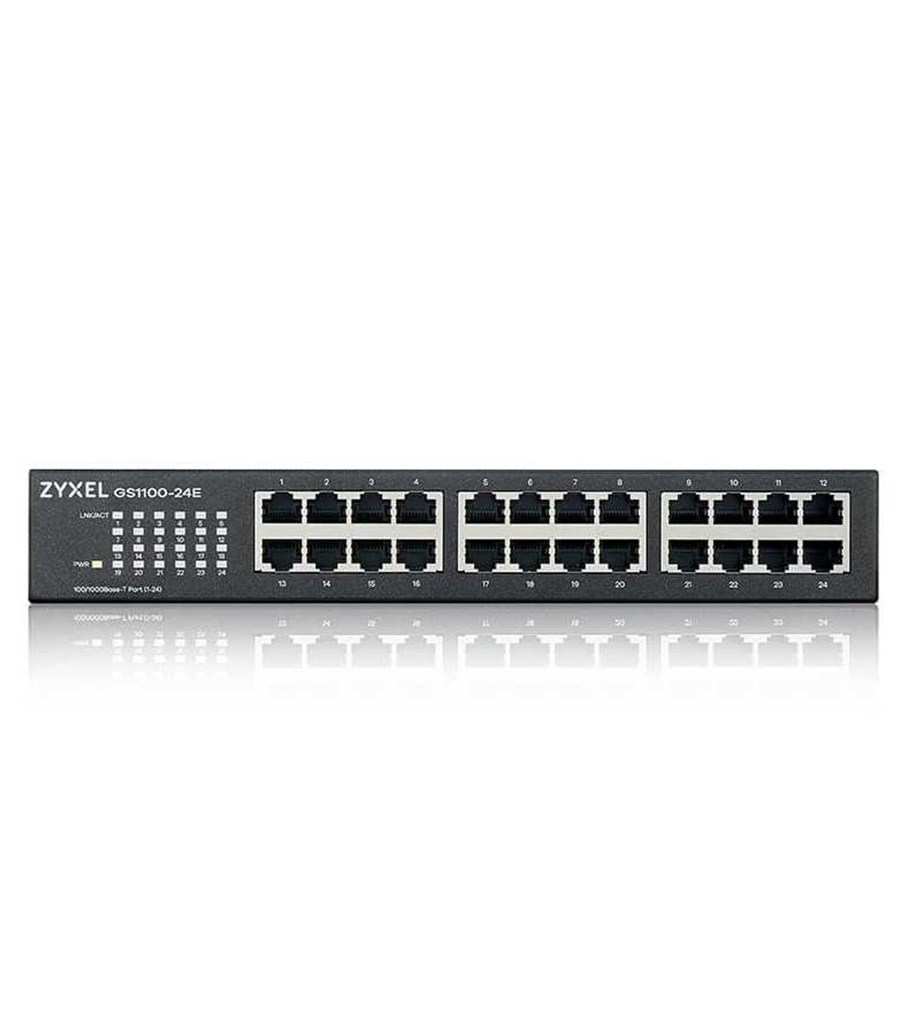 ZYXEL 24PORT GS1100-24E V3 GİGABYT YÖNETİLMEZ SWİTCH MASAÜSTÜ