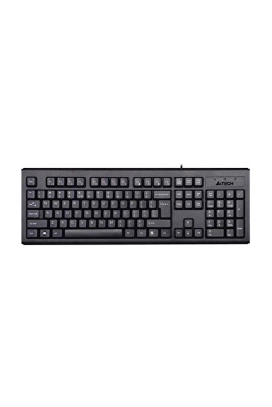 A4 TECH KM-720 USB F TRK STANDART SİYAH KLAVYE SİYAH LOGOLU