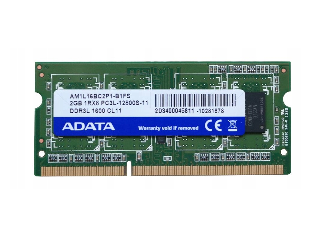 Adata AM1L16BC2P1-B1FS 2GB DDR3 1600MHz Ram