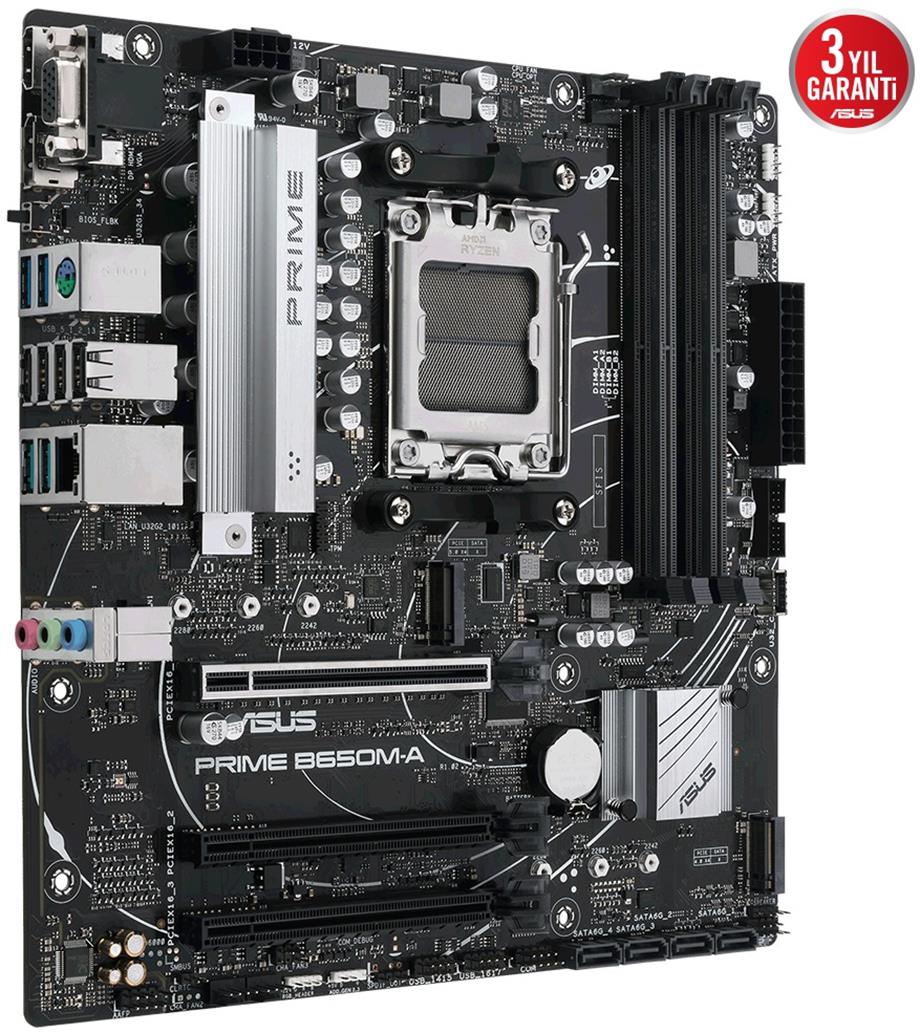 ASUS PRIME B650M-A DDR5 5600Mhz(OC) M.2 mATX AM5