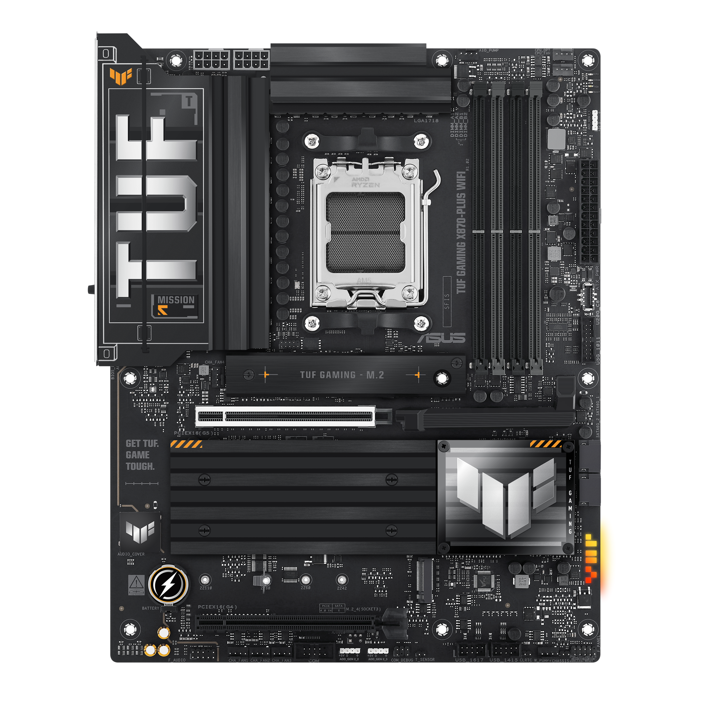 ASUS TUF GAMING X870-PLUS WIFI-7 DDR5 HDMI DP PCIE 5.0 AM5 ATX