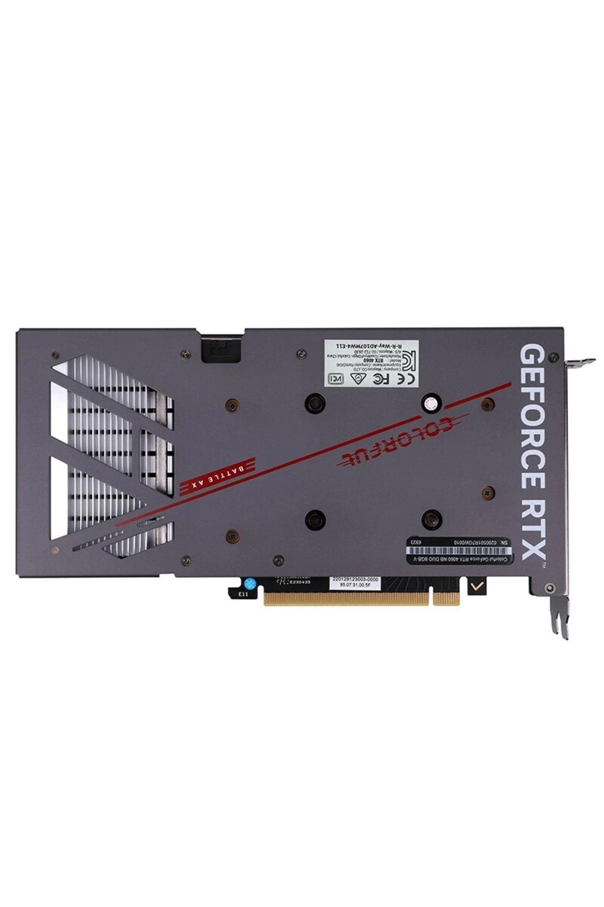 Colorful GeForce RTX 4060 NB DUO 8GB V3-V 8GB GDDR6 128 Bit DLSS 3 Ekran Kartı