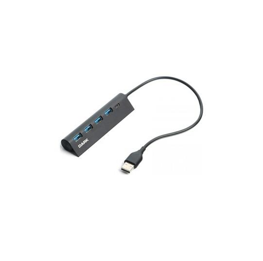 DARK DK-AC-USB346 4PORT USB 3.0 SİYAH USB ÇOKLAYICI HUB