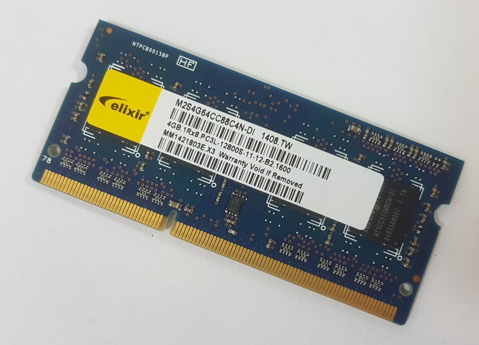 Elixir M2S4G64CC88C4N-DI 4GB 204Pin SO-DIMM DDR3L Notebook Ram