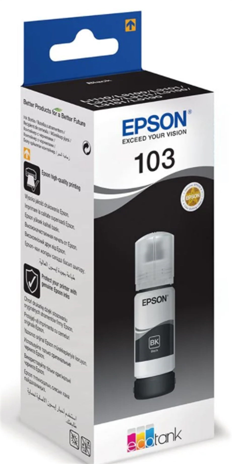EPSON 103BK ECO TANK CYAN BOTTLE T00S14A (65 ML)-SİYAHEPSON 103BK ECO TANK CYAN BOTTLE T00S14A (65 ML)-SİYAH | Mb Teknoloji | Bilgisayar Elektronik Gaming Ekipmanlar | 2332712006321EpsonTanklı Yazıcı MürekkepleriB04165