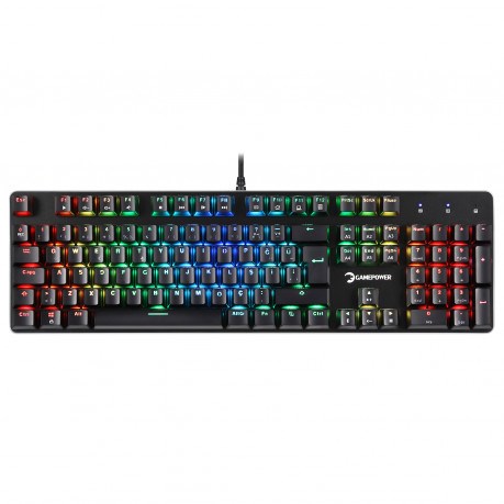 GamePower Ogre RGB Mavi Switch Kablolu Mekanik Oyuncu Klavyesi Siyah