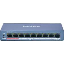 HIKVISION 8port 60w FULL PoE DS-3E0109P-E/M(B) 10/100 1X-UPLINK Yönetilemez Switch