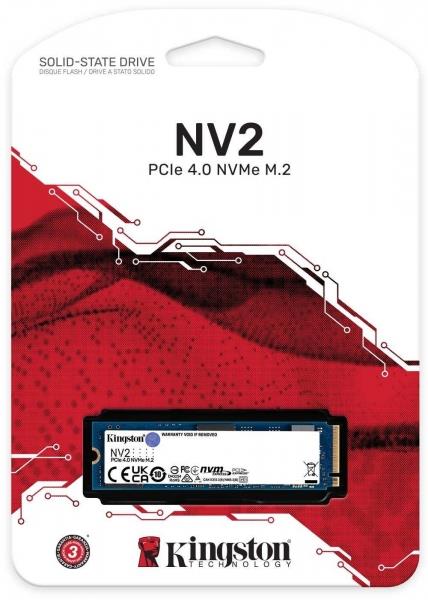 KINGSTON 500GB NV2 SNV2S/500G 3500/2100MB/s M.2 NVMe SSD