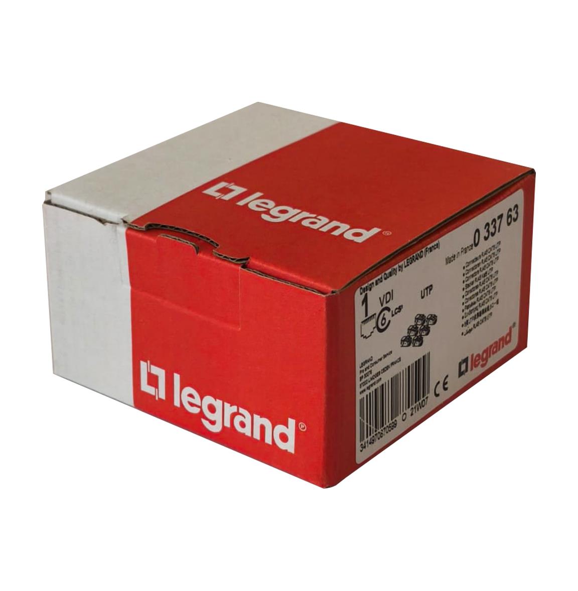 Legrand Connector 6 LI RJ45 TAKIM 033763 Keystone Jack Konnektör 6 Adet RJ45 BOX