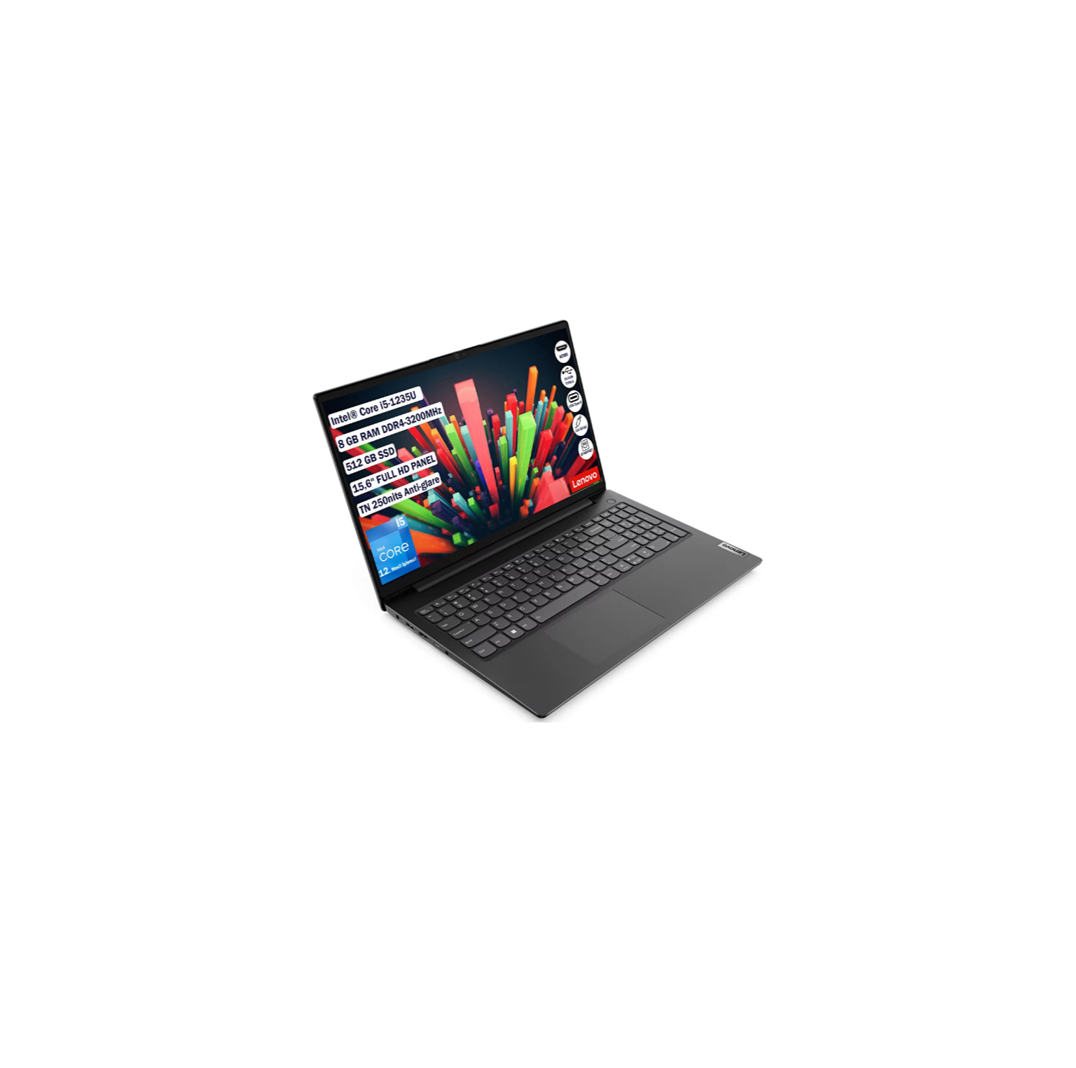 Lenovo V15 G3 IAP 82TT00A5TX i5-1235U 8 GB 512 GB SSD Iris Xe Graphics 15.6
