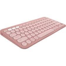 LOGITECH PEBBLE 2 SESSİZ KABLOSUZ TÜRKÇE Q KLAVYE VE MOUSE PEMBE 920-012247