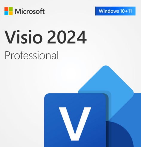 MICROSOFT Visio Professional 2024 Trk/Eng Elektronik Lisans 32/64Bit EP2-07110