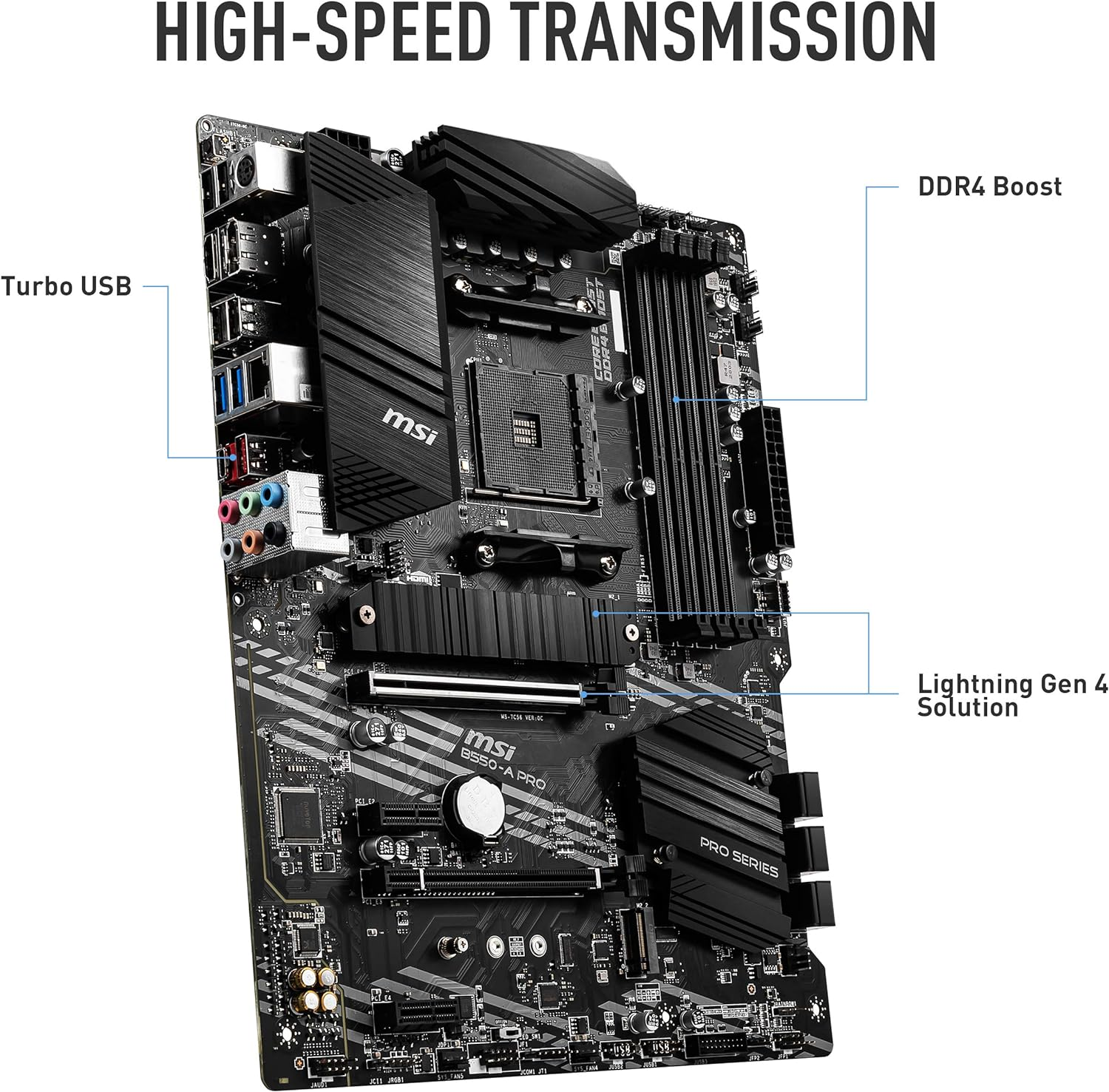 MSI B550-A Pro AMD AM4 DDR4 ATX Anakart
