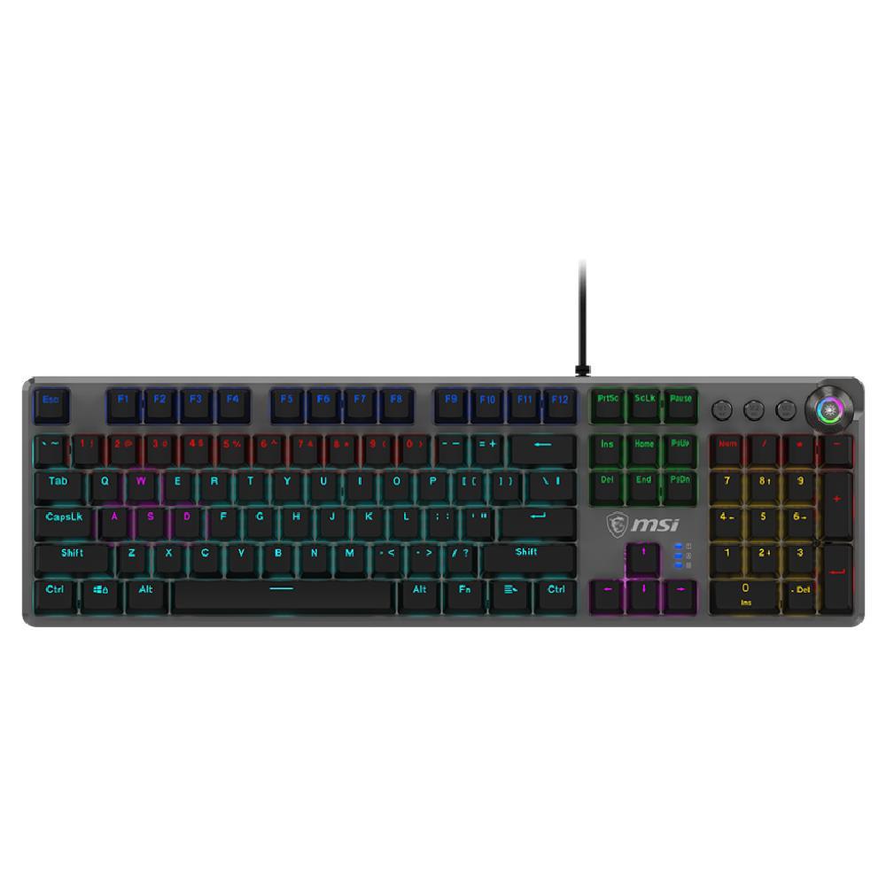 MSI Forge GK310 RGB Red Switch Kablolu Mekanik Oyuncu Klavyesi