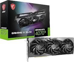 Msı GeForce RTX4070Ti Gaming X Slim 12G 12GB GDDR6X 192Bit DX12 Gaming (Oyuncu) Ekran Kartı