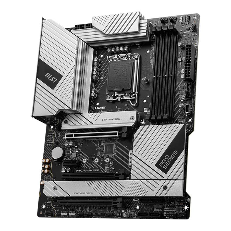 Msi Pro Z790-A Max WIFI DDR5 Intel Z790 Soket 1700 DDR5 7800(OC)MHz ATX Gaming (Oyuncu) Anakart