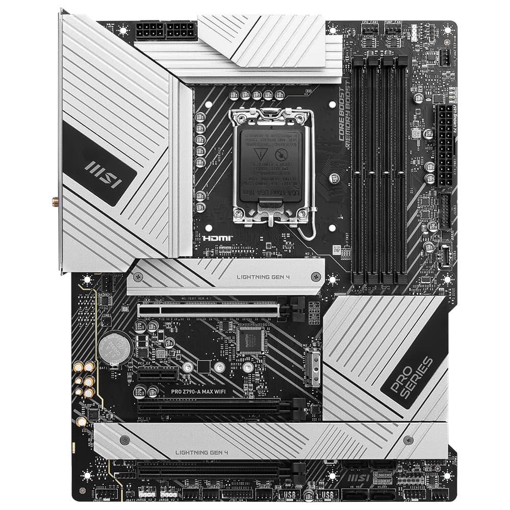 Msi Pro Z790-A Max WIFI DDR5 Intel Z790 Soket 1700 DDR5 7800(OC)MHz ATX Gaming (Oyuncu) Anakart