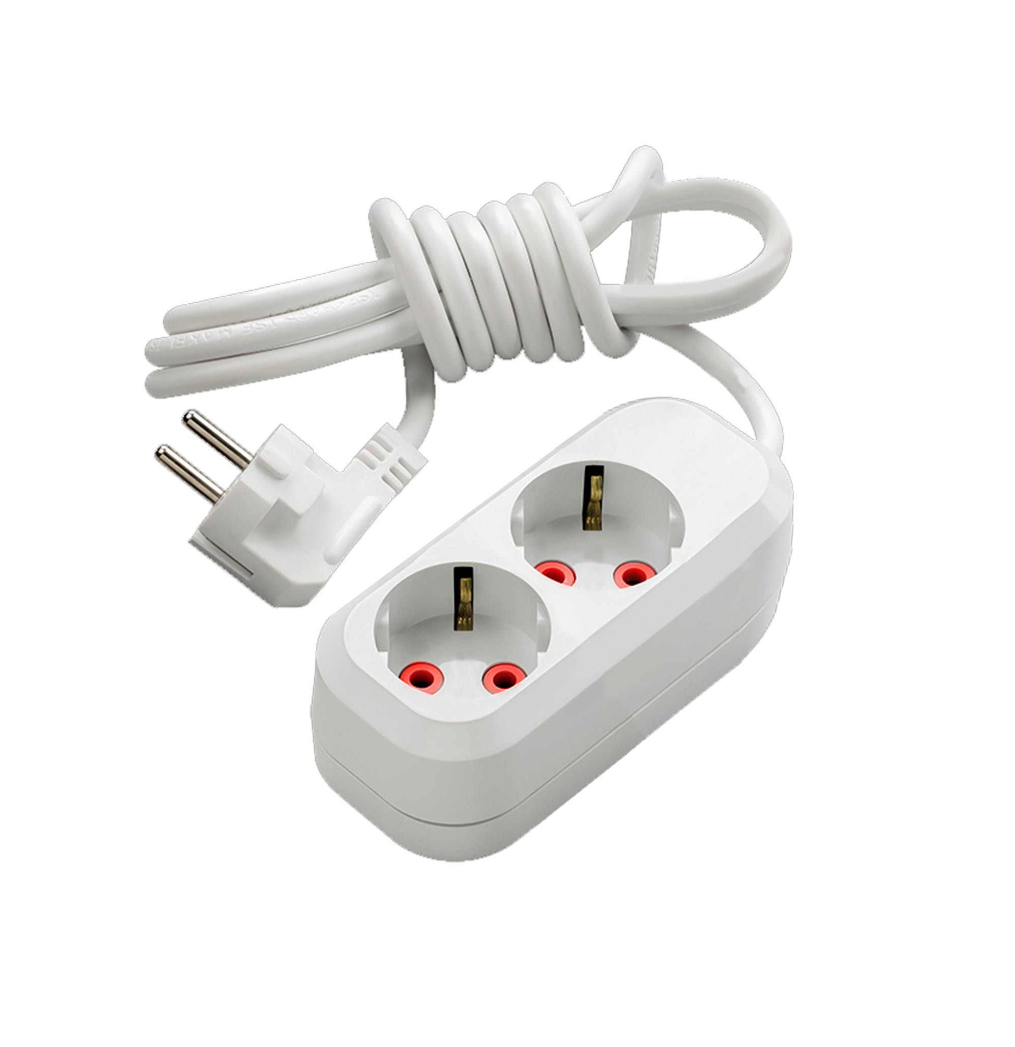 Mutlusan Rı-Tech 2li 2mt Topraklı Grup PriZ (001 175 210002 02 00)