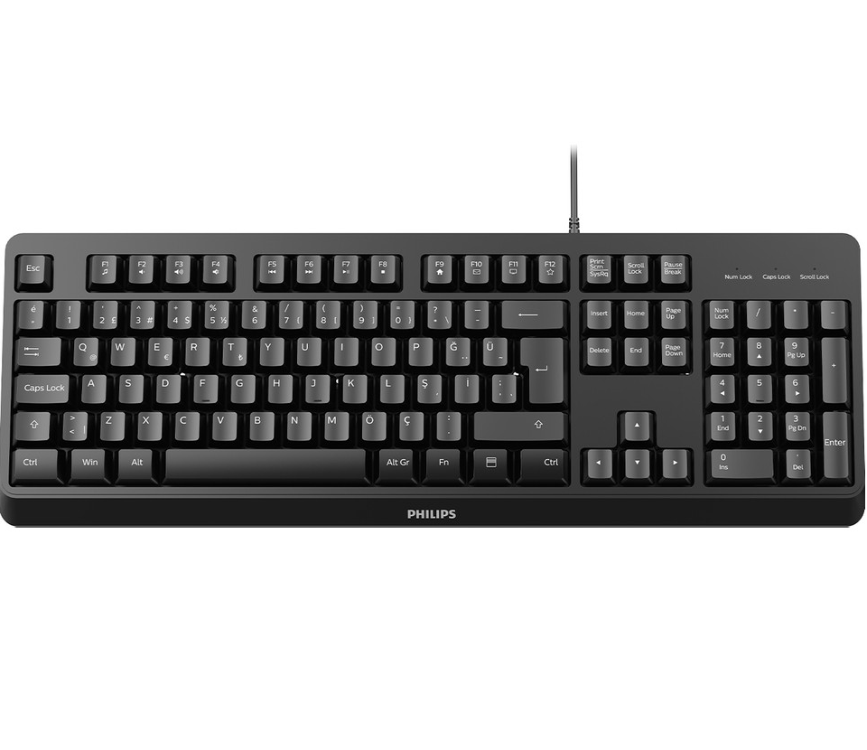 Philips SPK6207BL Q Kablolu Klavye
