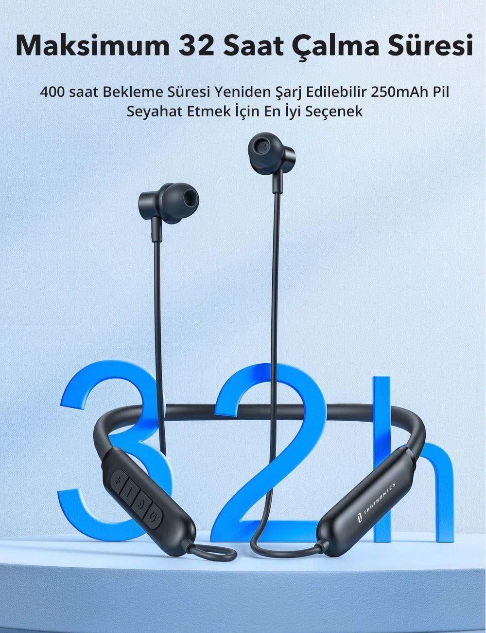 TAOTRONICS TT-BH115 SURROUND-LL WİRELESS EARBUDS SİYAH